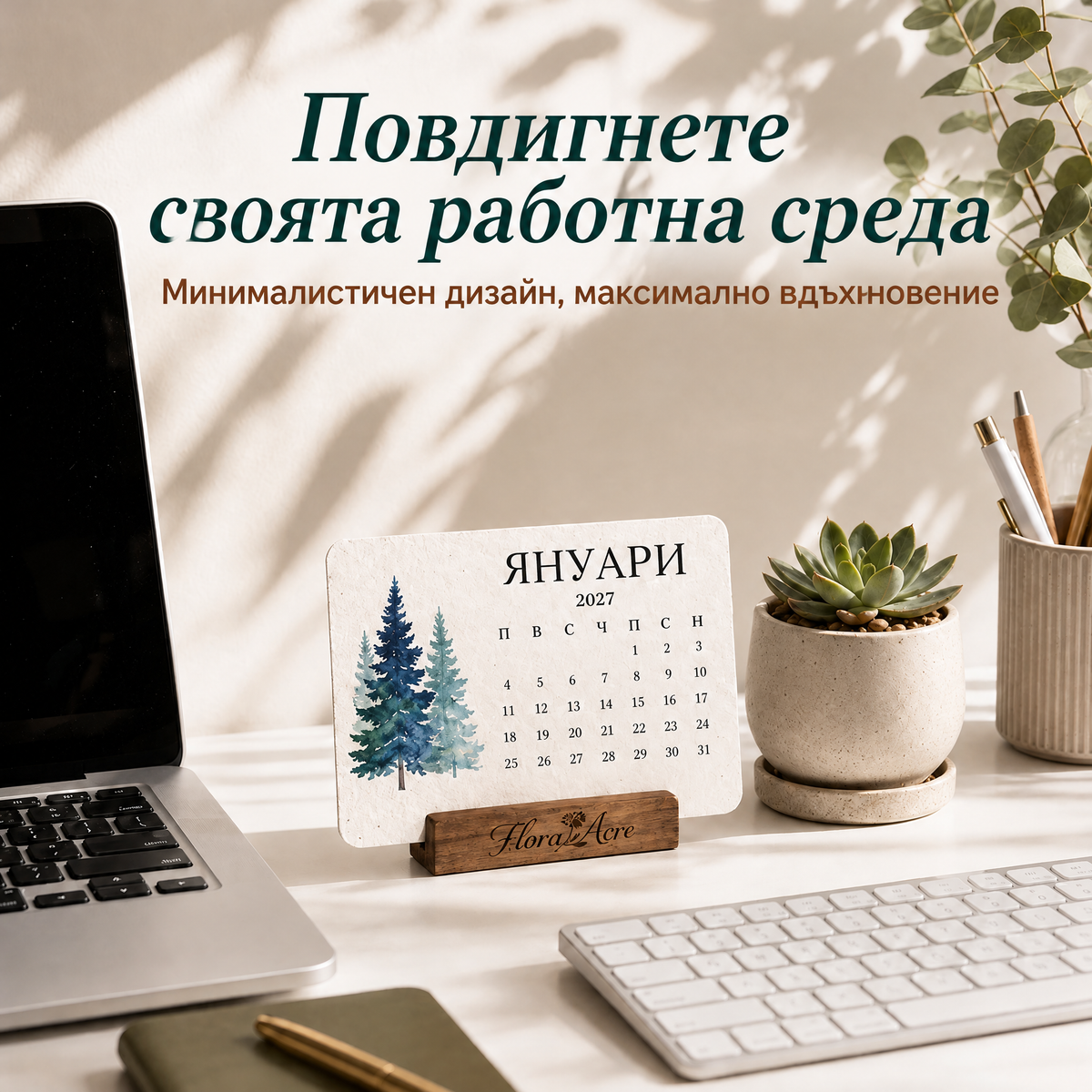 🌱 Календар със семена за засаждане за 2027 г. 🍋 – Година, изпълнена с красота; нов живот във всяка страница! 🌸🎁