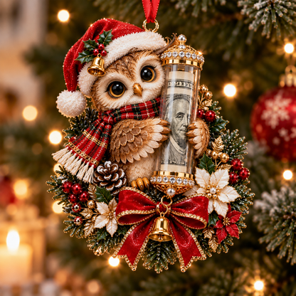 🎁 Коледна украса с мило животинче за паричен подарък🍈 – Декорация за елха 🎄💵