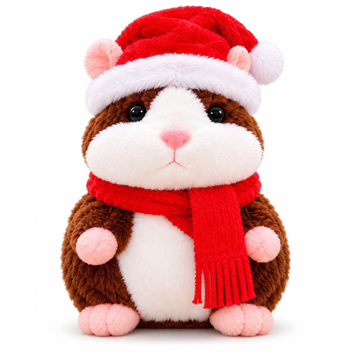 🎄 Говорещ плюшен хамстер 🐹 – повтаря думите ти и кима по изключително забавен начин! Идеалният коледен подарък 🎁